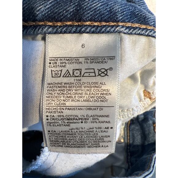 OLD NAVY Curvy O.G. Straight High-Rise Jeans Women’s Size 6 - Picture 4 of 6